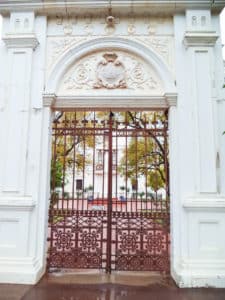 Gates keep the public out of the interior life of New Norcia. The monastery and its township are not part of the massive sale. Photo: Denisbin/Flickr, CC BY-ND 2