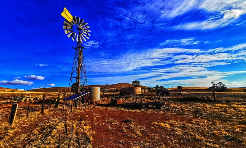 Along with bush survival skills Fr Harold has developed his eye for photography, with stunning images including Carrieton. Photo: Supplied