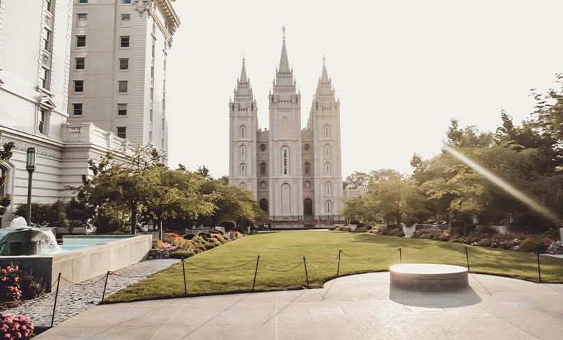 Mormonism’s centre: the Mormon Temple in Salt Lake City. Photo: Unsplash.com