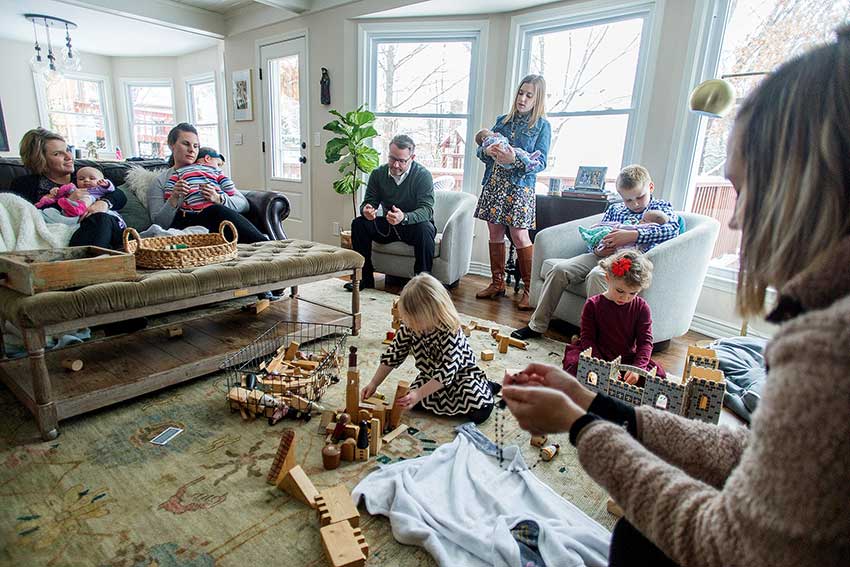 God wants us to have healthy family relationships. It’s the sacred work of the domestic church: the ordinary, everyday conversations that communicate love and acceptance to each other. Photo: CNS, Doug Hesse, The Leaven.