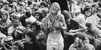 The naivety, the conformity. Youth celebrate at Woodstock in 1969. Photo: RV1864/Flickr, CC BY-NC-ND 2.0