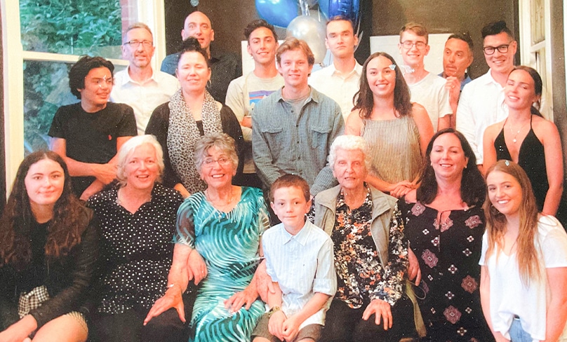The Hillier family today. Photo: Supplied