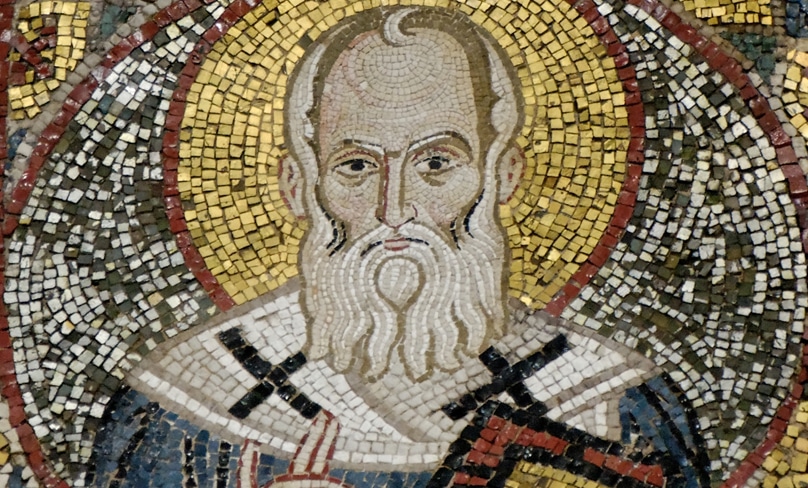 St. Gregory of Nazianeus, 12th-century mosaic. Photo: Jastrow/Wikimedia Commons, CC BY 2.5