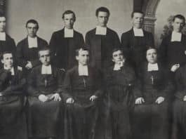 St Patrick’s Community c1881. This is possibly the first photo of a Marist community in Australia.