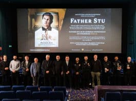 Sydney priests and seminarians gather for an exclusive screening of an inspiring true story, Fr Stu. Photo: Alphonsus Fok