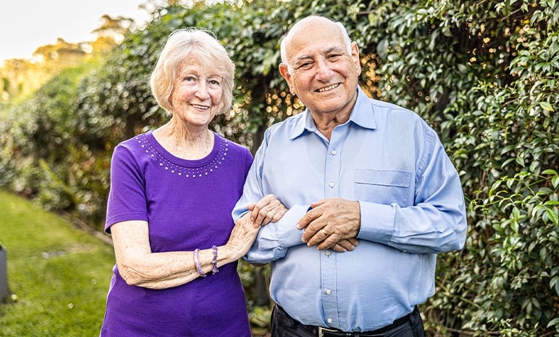 Paul Naggar and wife Julianne. Paul is Sydney’s first permanent deacon. Photo: Alphonsus Fok