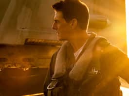 Tom Cruise stars for a second time around in a scene from the movie Top Gun: Maverick. Photo: CNS, Scott Garfield, Paramount Pictures