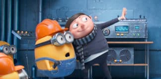 Gru and the minions already have a close working relationship in Gru’s youth, as this scene from the animated movie Minions: The Rise of Gru, shows. Photo: CNS/Universal Studios
