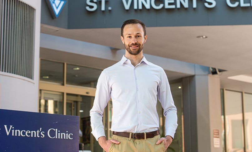 Dr Xavier Symons, Australian Catholic University bioethicist. Photo: ACU