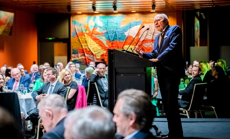 Around 200 guests gathered to hear Cardinal George Pell speak at the Campion College Capital fundraising dinner last week. Among those present to support the Liberal Arts College was former Prime Minister John Howard. Photo: Giovanni Portelli