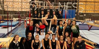Overall winning school of the 2022 SCS Gymnastics Gala Day was St Ursula’s College, Kinsgrove. Photo: Supplied