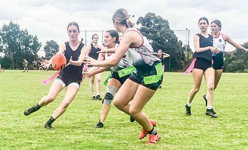 Two students have now transferred to teaching degrees, largely as a result of their interactions with staff and students as general sports officers with Sydney Catholic Schools. Photo: Supplied