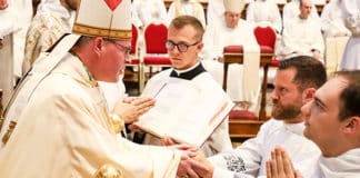 Richard Sofatzis is ordained to the Diaconate in St Peter’s Basilica in Rome.