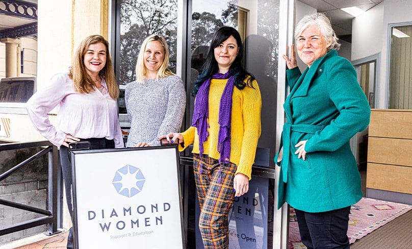 Jenny Gurry, at left, founder and CEO of Diamond Support was conceived out of wedlock and later told by her mother that her survival was “the best and the hardest decision” she had ever made. Photo: Alphonsus Fok