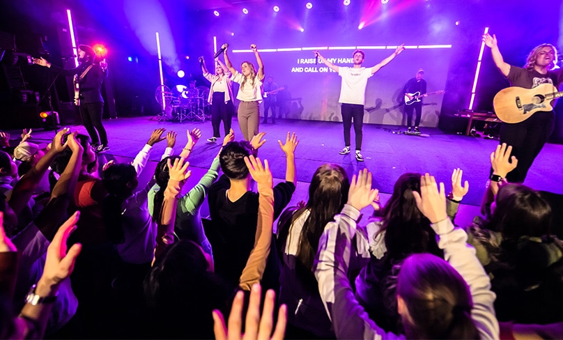 The Ignite Conference in Sydney saw hundreds of young people and families sing, pray, learn, discuss and simply spend time with lay Catholic leaders, clergy, religious and seminarians, across four streams of content aimed at different ages over four days. Photo: Giovanni Portelli