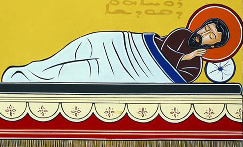 The icon entitled The Revelation to Joseph. Image: Fr Abdo Badwi