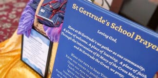 The new school prayer reflects the ethos of the school Photo: LJ Aulsebrook