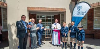 Archbishop Fisher joined students, parents, teachers and politicians for the opening of Hartford College, Daceyville. The school’s motto ‘Dare to Think, Dare to Know’ captures the pursuit of truth with courage, passion and adventure. Photo: Giovanni Portelli.
