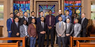 Seventeen men entered this year, the largest number in the history of the Homebush seminary, confirming that despite the challenges to faith in Australia today, men are answering the call to the Church and its ministry. Photo: Alphonsus Fok