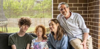After 17 years in Australia, the Donagemma family is at risk of being separated. From Left to Right, Matteo, Benedetta, Elisa and Vanni. Photo: Alphonsus Fok