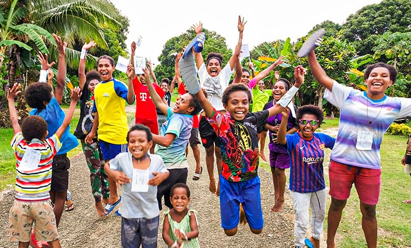 Children play joyfully in PNG. Photo: Supplied