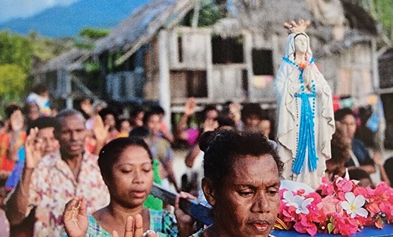A procession in Papua New Guinea. Photo: Supplied