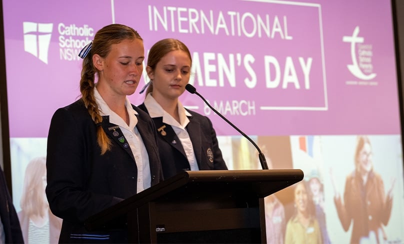 Catholic Schools NSW hosted a breakfast in honour of all women in Catholic education. Photo: Kitty Beale