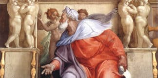 A fresco of Ezekiel by artist Michelangelo in the Sistine Chapel. Photo: Wikimedia Commons/Public Domain