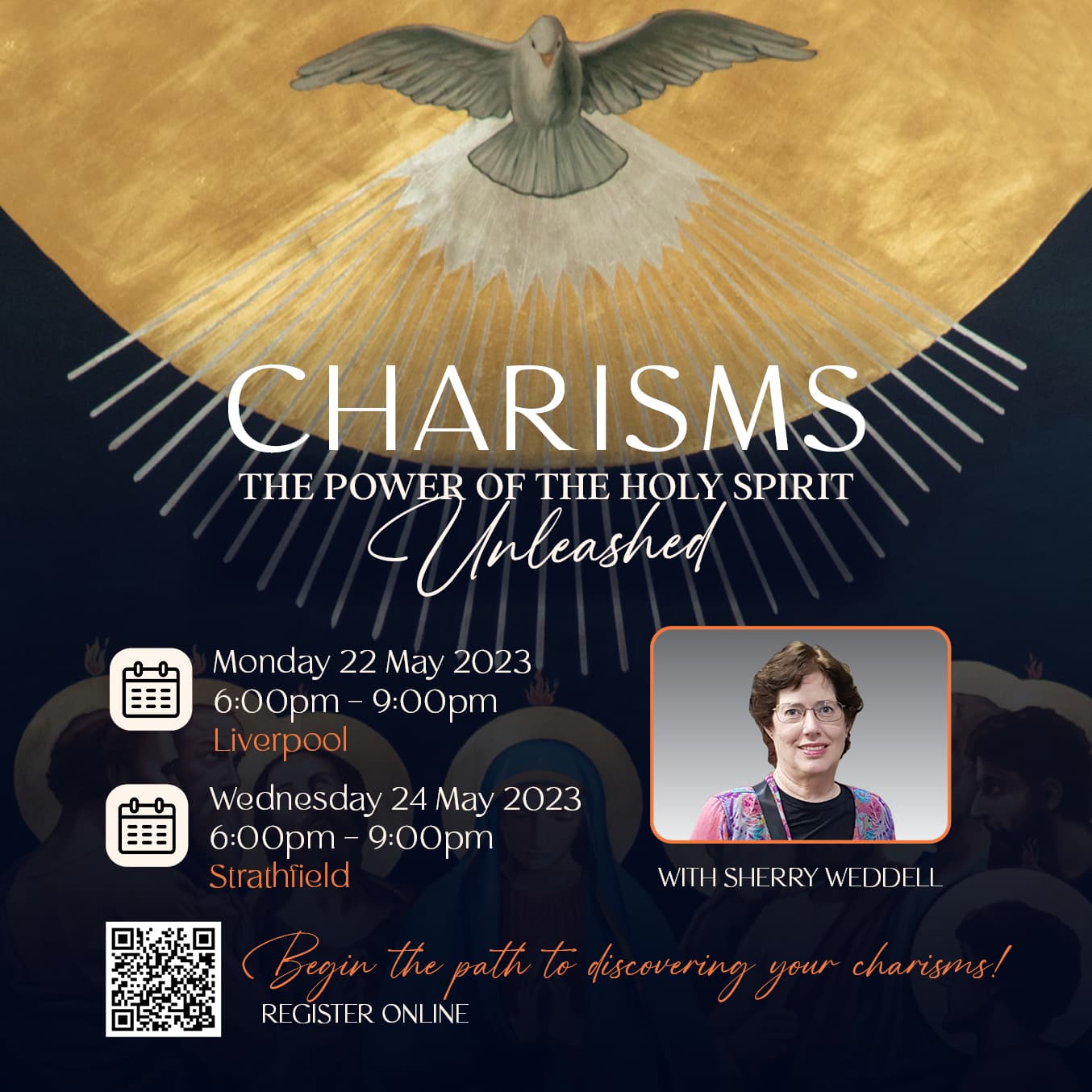 Sherry Weddell to explore the power of the Holy Spirit in May