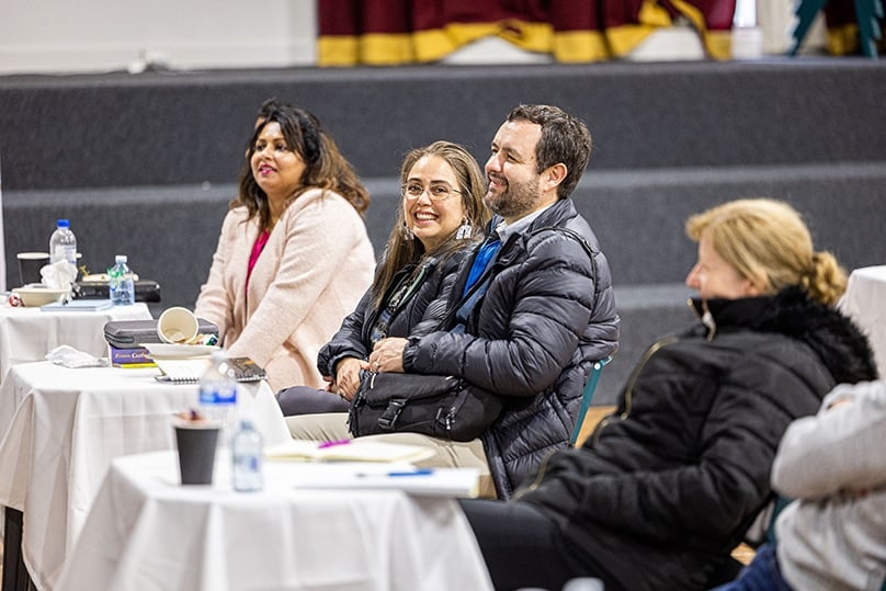 Speaker Christopher Padgett, who is the co-founder of the US-based Centre for Holy Marriage, said during the retreat that "one aspect of marriage renewal that tends to resonate with couples is remembering why they fell in love in the first place". Photo: Alphonsus Fok