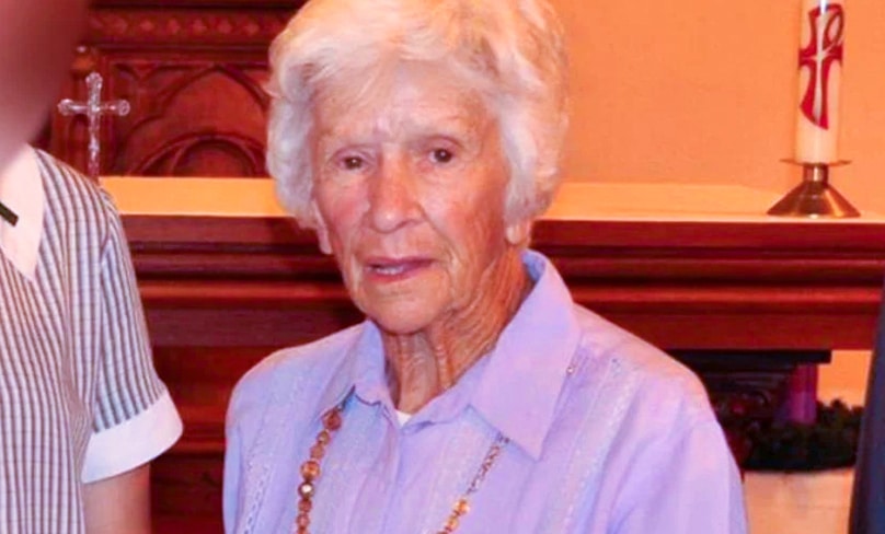 Devout Catholic Clare Nowland, a 95-year-old woman with dementia, died a week after being shot with a taser by police in her Cooma nursing home. Photo: Supplied