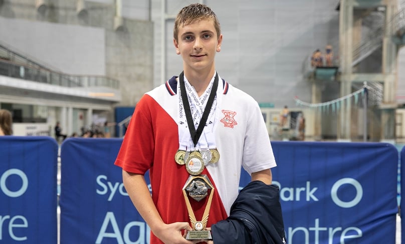 Samuel Skrabak, crowned age champion. Photo Supplied