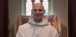 Originally from Western Australia, Br Francisco made his Solemn Profession of Vows and Monastic Consecration on 1 May. Photo: Josh Low