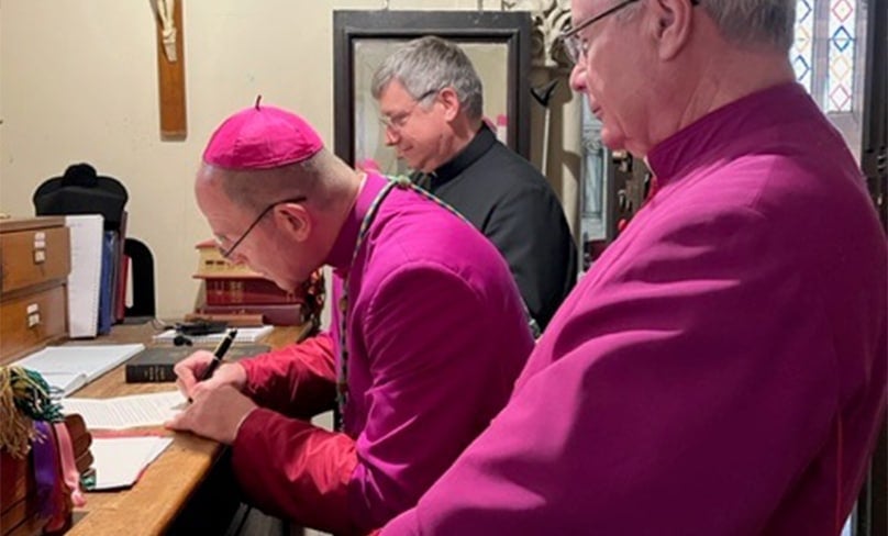 The Holy See has appointed Bishop Randazzo as apostolic administrator of thePersonal Ordinariate of Our Lady of the Southern Cross. Photo: Supplied