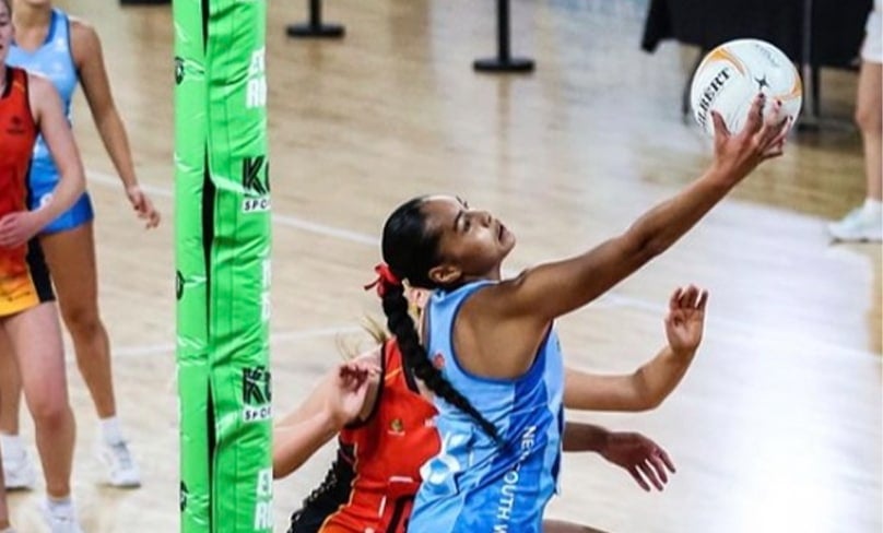 The year 12 student from St Ursula’s College Kingsgrove has had a momentous year in netball. And it’s only June! Photo: Supplied/SCS Sports Team