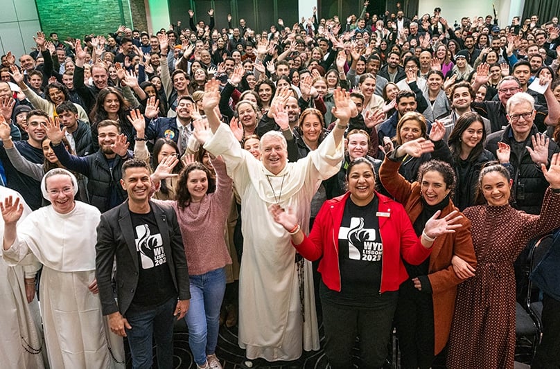 Over 370 adult pilgrims from the Archdiocese of Sydney attended the Fidelis WYD event on 28 June. Photo: Alphonsus Fok