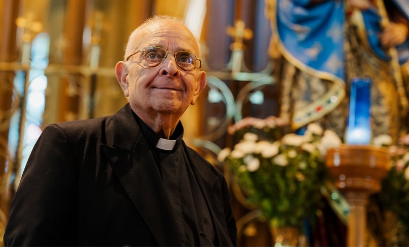 Fr John Iacono says ministering in Cebu and in a number of Sydney parishes has been the highlight of his priesthood. Photo: Supplied