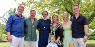 Sr Mary Grace with her family. Photo: Supplied