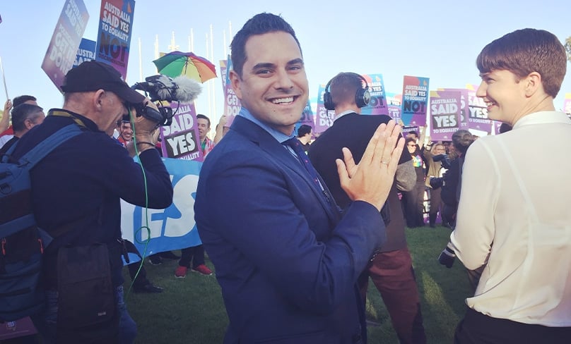 MP Alex Greenwich and supporters were intent on ramming the bill through. Photo: EqualityCWiki/Wikimeida Commons, CC BY-SA 4.0
