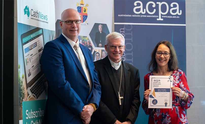 The Catholic Weekly's Marilyn Rodrigues article on the David’s Place community at the inner city parish of St Canice’s was highly commended in the social justice category. Photo: Michelle Tan/Archdiocese of Perth