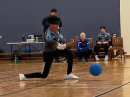All Saints Catholic College Liverpool Year 8 student, Aryan Narayan was awarded top scorer of the tournament and a spot on the national youth goalball team. Photo: SCS Sport