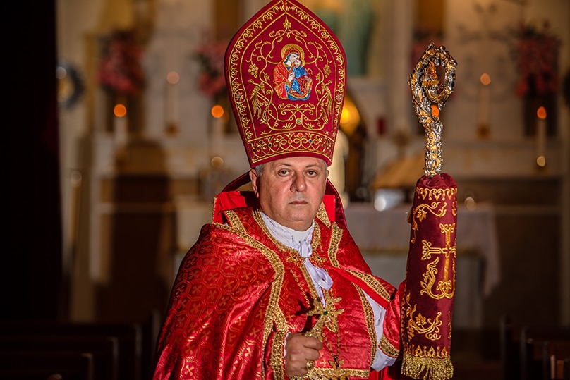 Monsignor Basil Sousanian, head of the Armenian Catholic Church in Australia. Photo: Giovanni Portelli