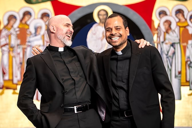 Deacons Željko Evetovic and Ronny Jose D’Cruz will be ordained by Archbishop Anthony Fisher OP on 4 November. Photo: Giovanni Portelli