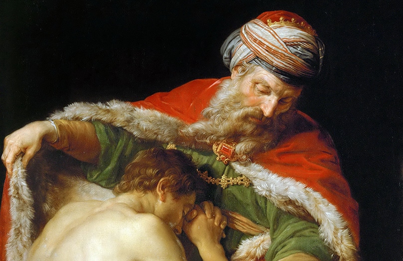 The Return of the Prodigal Son by Pompeo Batoni, c. 1773. Credit: Wikimedia Commons/Public Domain