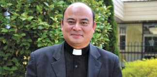 Fr Martin Aye Ngwe, Administrator at West Tamar, Tasmania. Photo: Catholic Standard