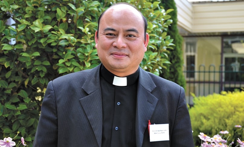 Fr Martin Aye Ngwe, Administrator at West Tamar, Tasmania. Photo: Catholic Standard