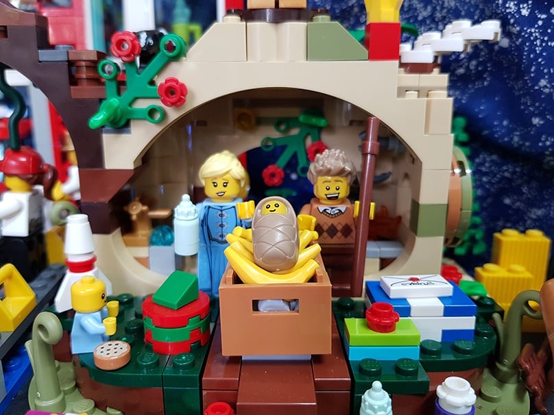 The lego nativity set. Photo:: Supplied
