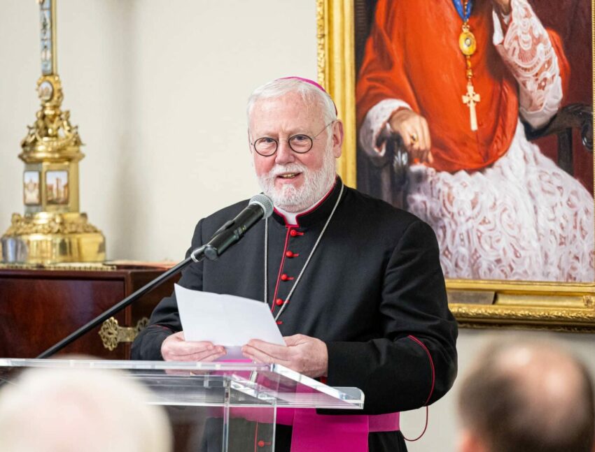 Archbishop Paul Gallagher in Sydney. Photo: Alphonsus Fok/The Catholic Weekly