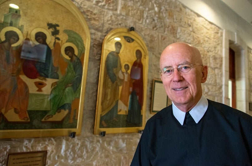 Vice-Chancellor of Bethlehem University, Br Peter Bray FSC, in a file photo. Photo: Supplied