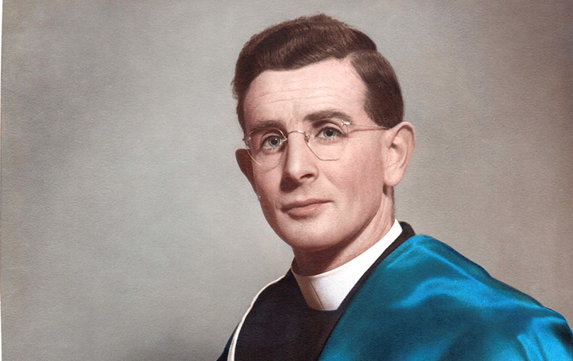 Monsignor Mullins as a graduate. Photo: Supplied